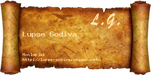 Lupse Godiva névjegykártya